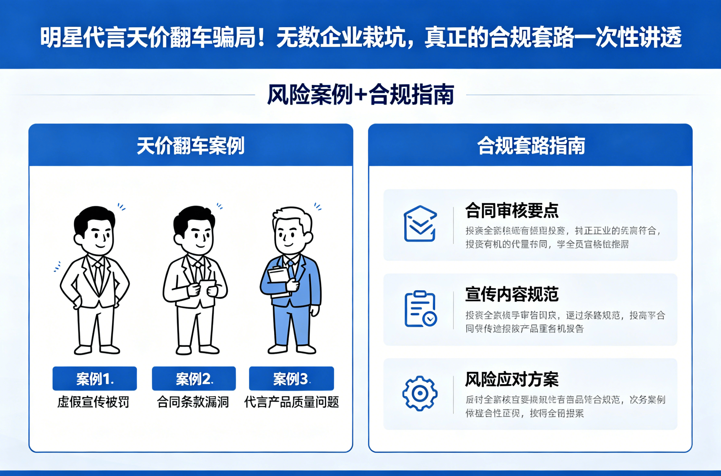 明星代言天价翻车骗局！企业合规避坑指南
